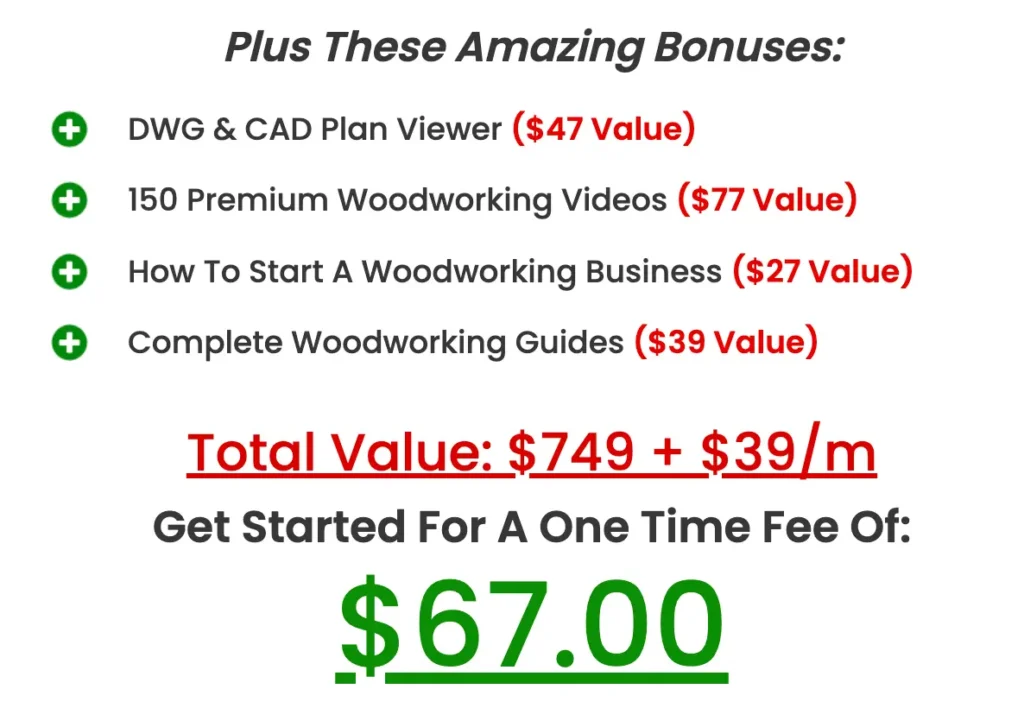 woodworking plans step by step projects